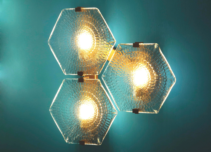 HEXXA WALL LIGHT 03 OL - LED glass wall lamp _ Patinas Lighting